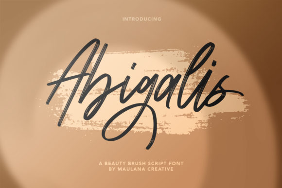 Abigalis: A Modern Script Font for Authentic Digital Branding