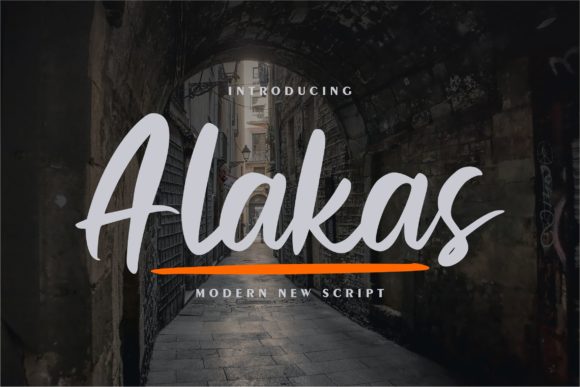 Alakas: A Bold Modern Handwritten Font for Joyful Editorial Design