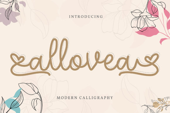 Allovea: An Elegant Script Font for Refined Brand Identity