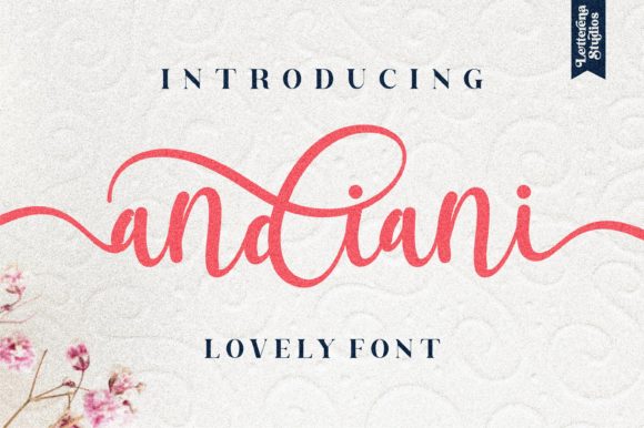 Andiani Script Font for Elegant Digital Branding