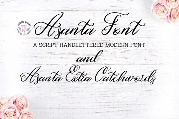 Asanta: Elegant Script Font for Small Business Branding