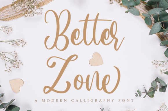 Better Zone Script Font for Elegant Handmade Brands