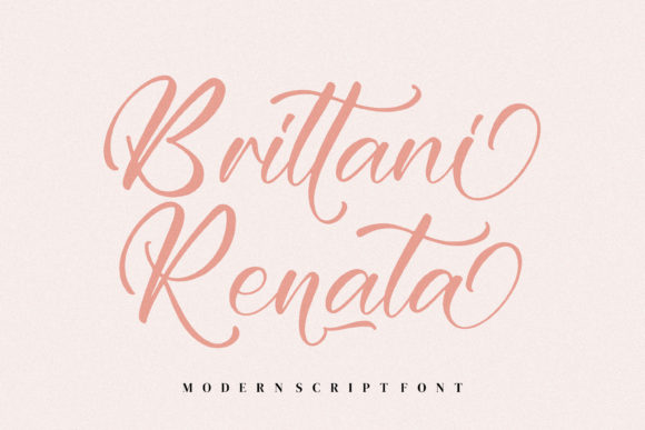 Brittani Renata: A Premium Script Handwritten Font for Makers