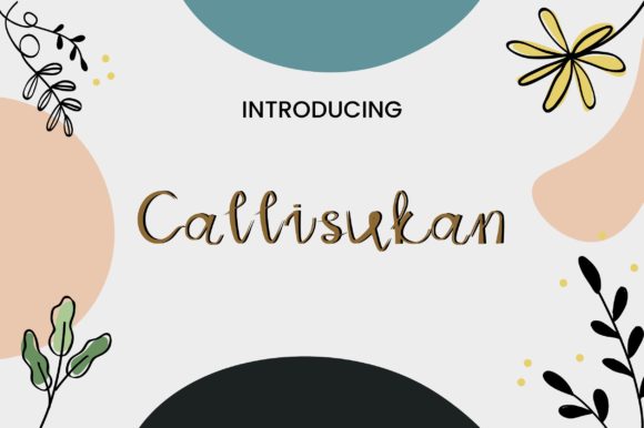 Callisukan: A Playful Script Handwritten Font for Creative Branding