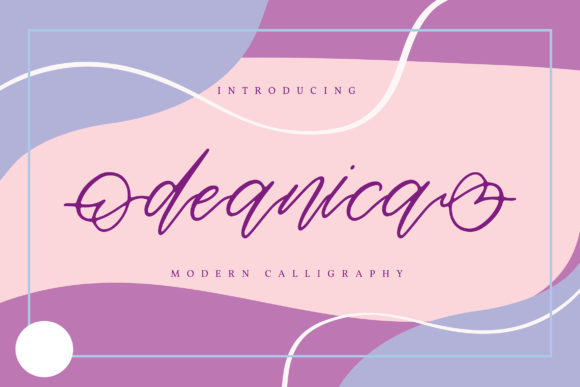 Deanica: A Graceful Script Font for Editorial Charm
