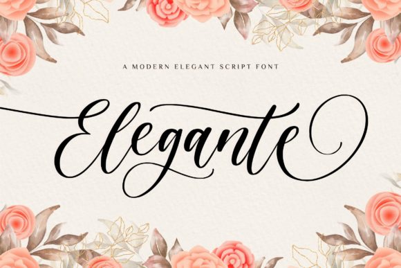 Elegante: A Romantic Script Handwritten Font for Branding