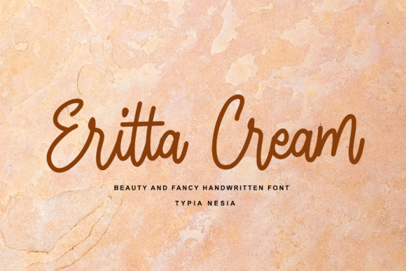 Eritta Cream Script Font for Handmade Branding