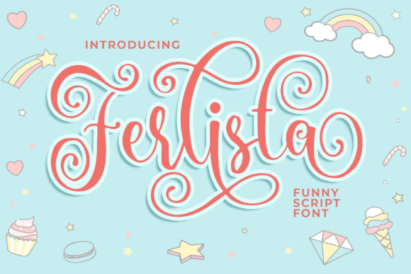 Ferlista: A Playful Script Font for Editorial Charm