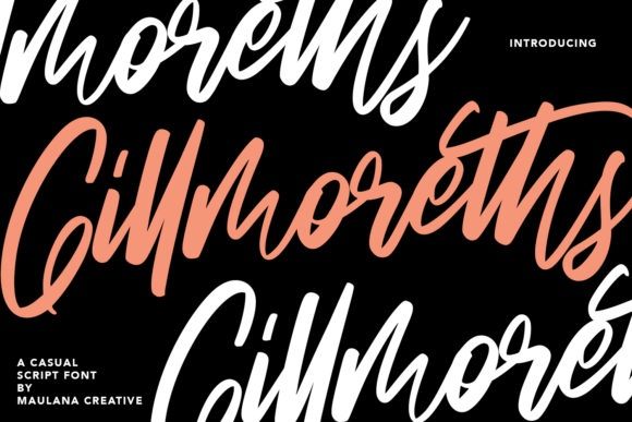 Gillmoreths: A Fresh Modern Script Font for Thoughtful Design