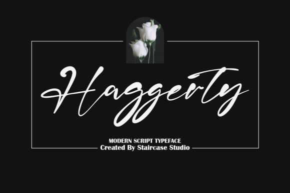 Haggerty: A Delicate Script Handwritten Font for Elegant Design