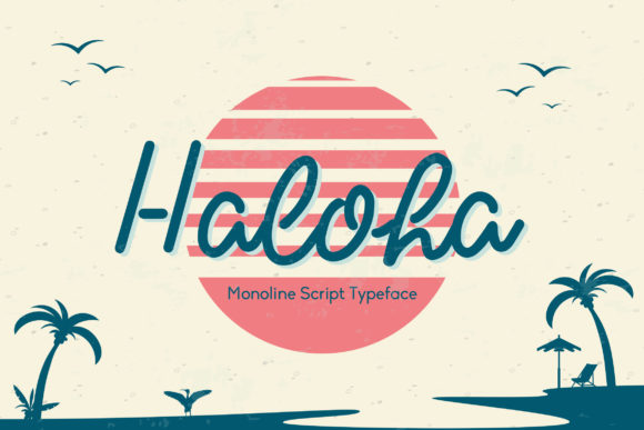 Haloha Script Font for Elegant Handmade Designs
