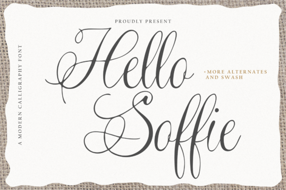 Hello Soffie: A Graceful Script Font for Elegant Brand Identity