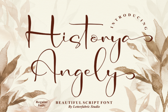 Historya Angely: A Refined Script Handwritten Font for Elegant Design