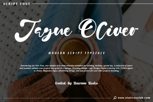 Jayne Oliver Script Font for Modern Brand Identity