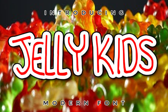 Jelly Kids Script Font for Kids & School Projects