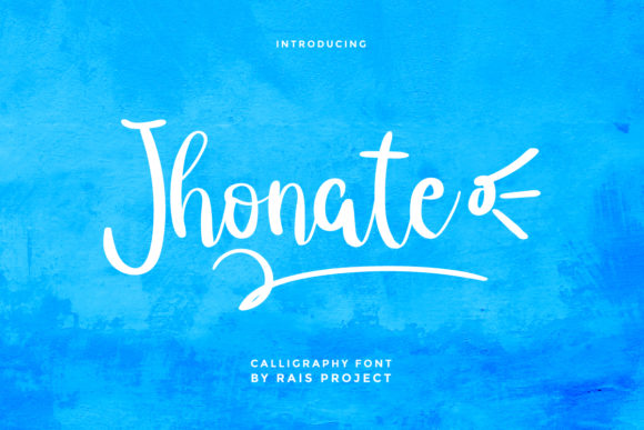 Jhonate: A Modern Script Font for Fashion & Editorial Branding