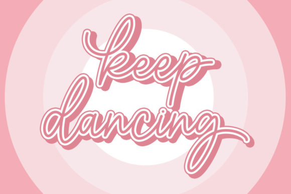 Keep Dancing Script Font for Playful Brand Identity
