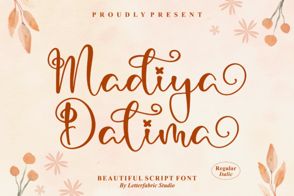 Madiya Dalima Script Font for Elegant Digital Branding