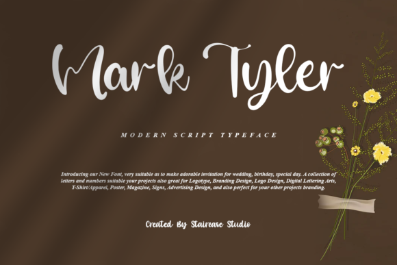 Mark Tyler: A Refined Script Handwritten Font for Modern Branding