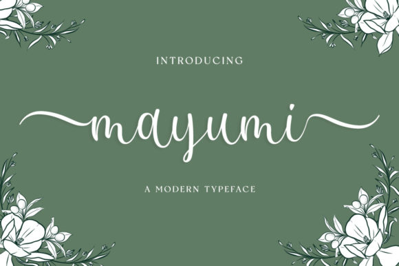 Mayumi Script Font for Elegant Digital Branding