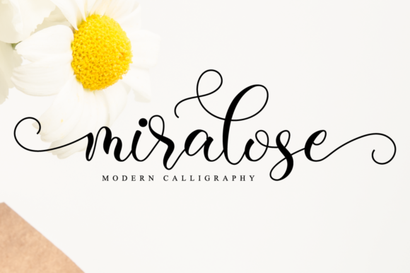 Miralose: A Romantic Script Handwritten Font for Small Business Branding