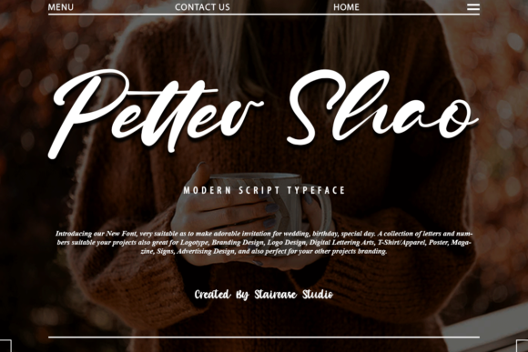 Petter Shao: A Modern Script Typeface for Real Branding Work