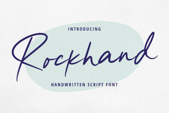 Rockhand Font for Warm, Handwritten Branding