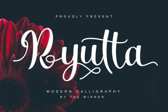 Ryutta: A Romantic Script Handwritten Font for Branding