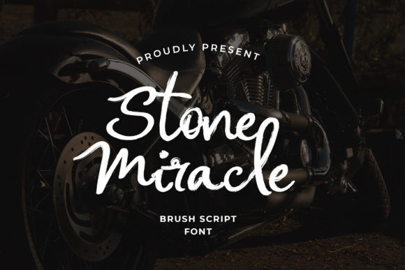 Stone Miracle Font: A Cute & Dainty Script Handwritten Typeface
