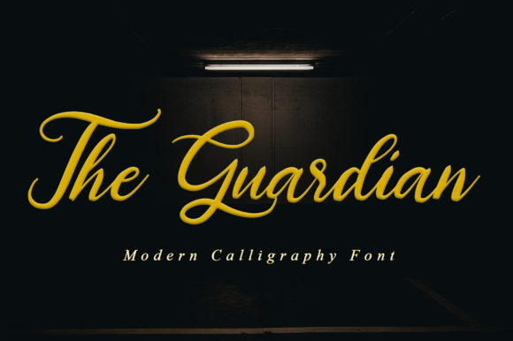 The Guardian Script Font for Creative Editorial Design