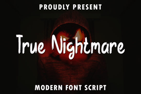 True Nightmare: A Spooky Script Font for Editorial Mood