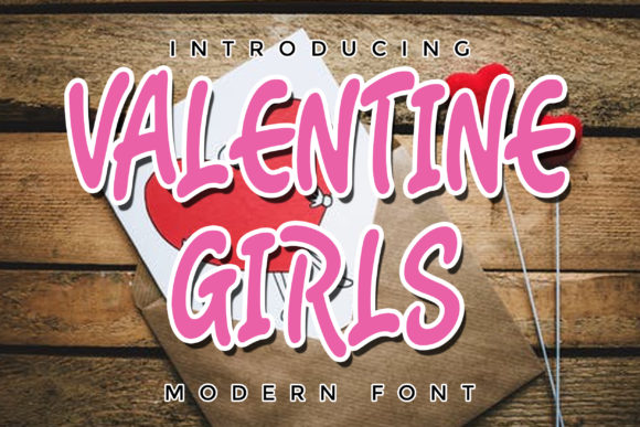 Valentine Girls Script Font for Small Business Branding