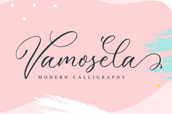 Vamosela: Elegant Script Handwritten Font for Designers