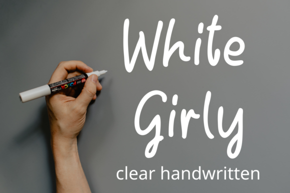 White Girly Font for Fashion Branding & Editorial Design
